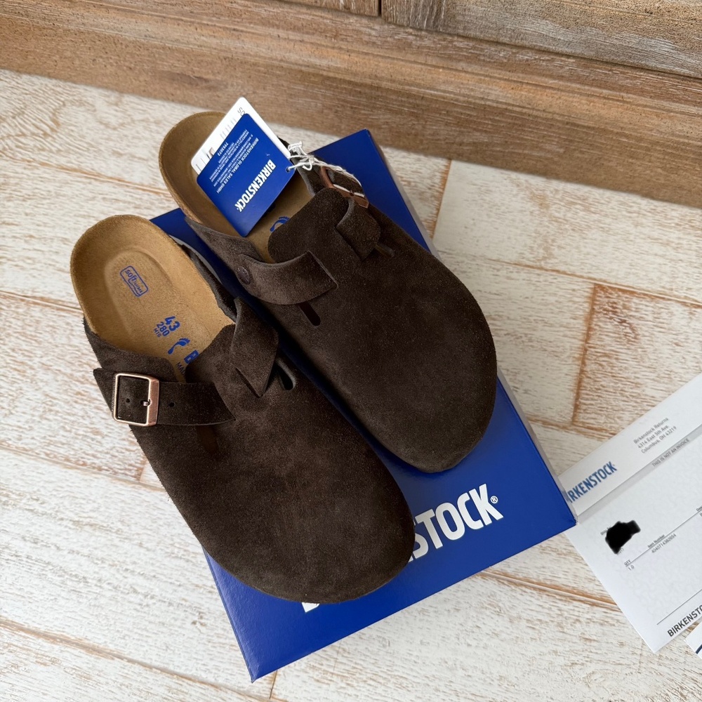 Birkenstock Boston Narrow Mocha 43